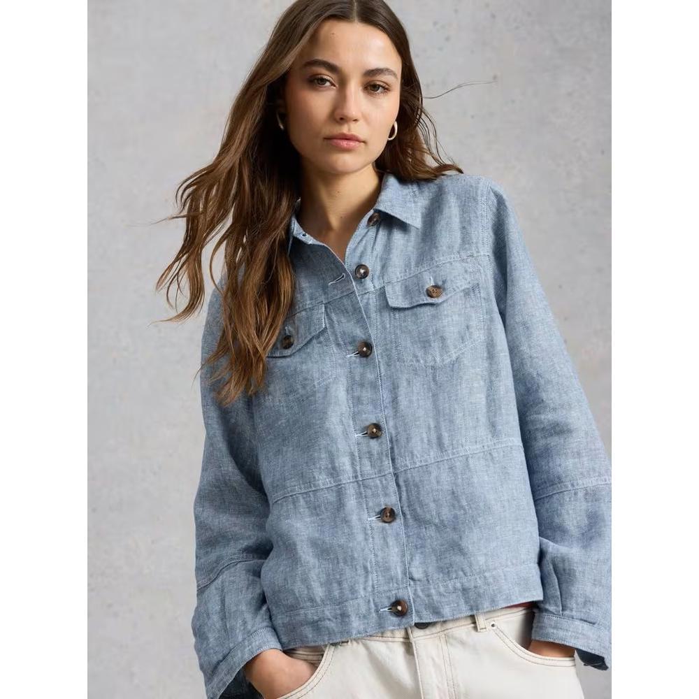 White Stuff Camille Linen Jacket Spring Summer
